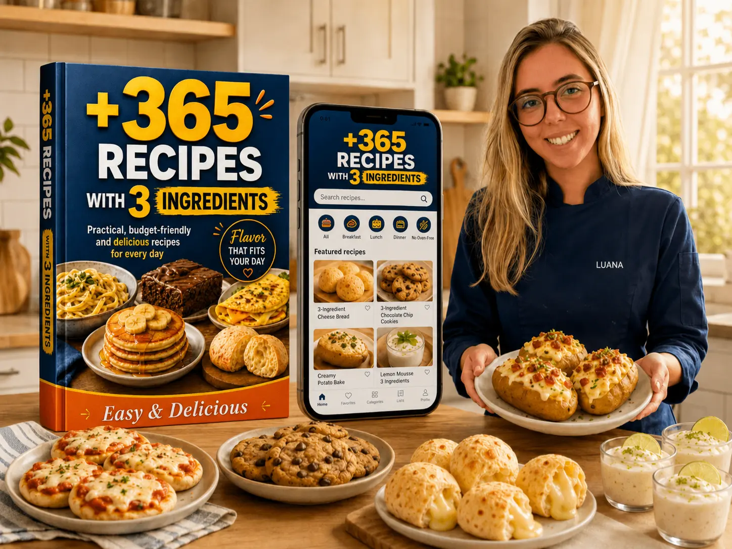 365+ Recipes with Only 3 Ingredients
